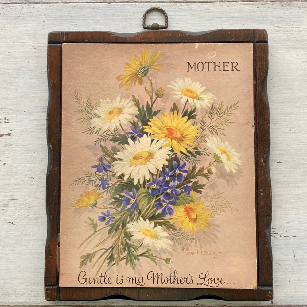 Vintage Mother’s Day Wood Wall Plaque Wall Hanging